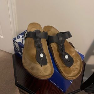 Birkenstock Braided Gizeh Black 41 Regular